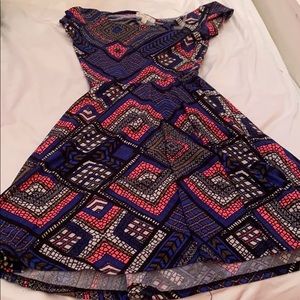 NWT Love Fire Dress Pink and Blue- size medium